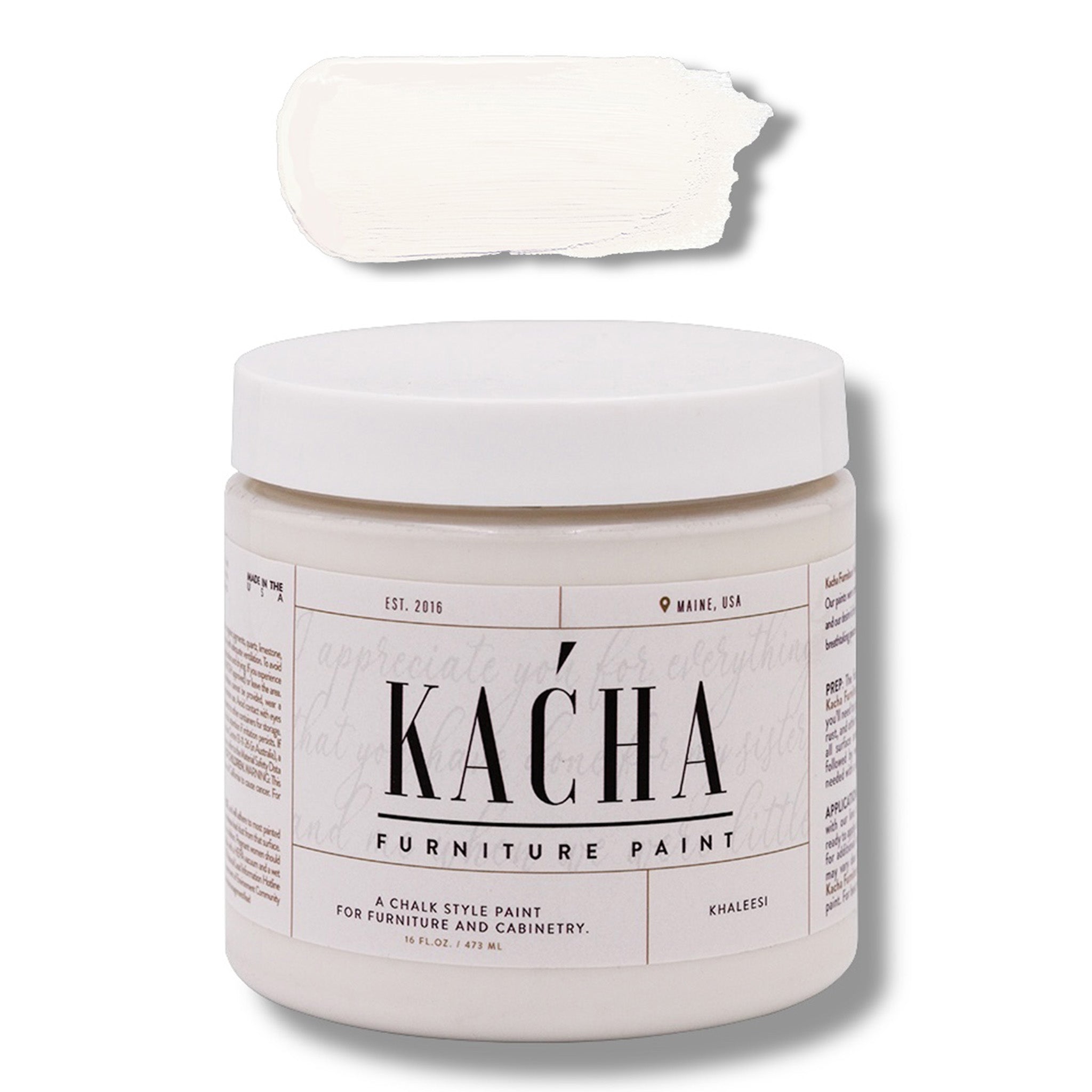 KACHA Furniture Paint - Khaleesi White - Matte Finish - 3  display picture 3