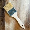 2 inch pure bristle chip paint brush for decoupage, furniture painting, glue, and stain application