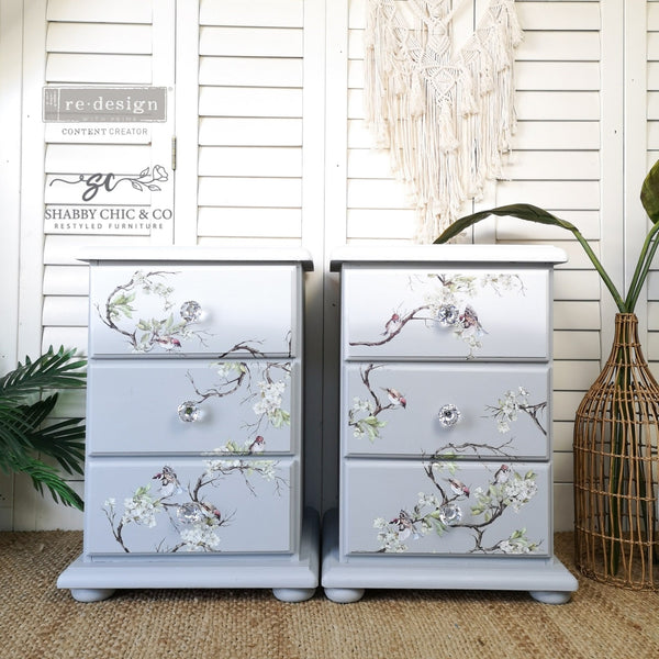 Blossom Flight Rub on Furniture Transfers Redesign With Prima
