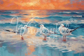 Whimsykel - Morning Chatter Decoupage Paper (2 Sizes)