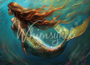 Whimsykel - Nadia Mermaid Decoupage Paper (21x29, 14x20)-2