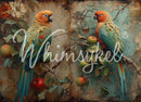 Whimsykel - Parrot Paradise Decoupage Paper (21x29 Size)-2
