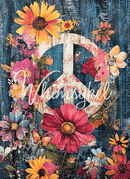 Whimsykel - Petals of Peace Decoupage Paper (21x29 Size)-1