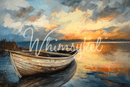 Whimsykel - Sunset Hideaway Decoupage Paper (21x29 Size)-1