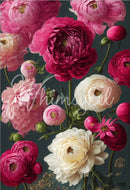 Whimsykel - Bouquet of Flower Walls Decoupage Paper (21x29 Size)-2