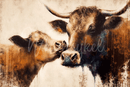 Whimsykel - Mooving Moment Decoupage Paper (21x29 Size)-1