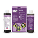 Back of Alumilite Amazing Casting Resin Black Kit – detailed usage instructions, dry times, and mixing directions. Fast-curing black resin for molds; ready to demold in 30 minutes. Includes pouring and sanding tips.