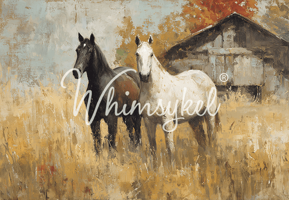 Whimsykel - Barnyard Companions Decoupage Paper (21x29 Size)