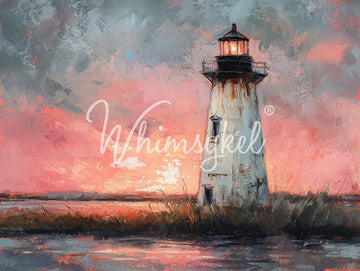 Whimsykel - Cockspur Lighthouse Decoupage Paper (21x29 Size)