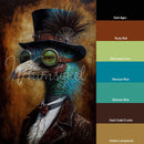 Whimsykel - Cogsworth Ostrich Decoupage Paper (2 Sizes)-5