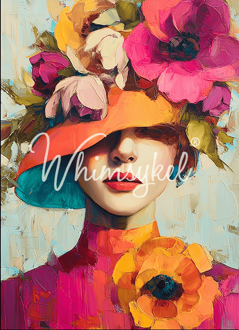 Whimsykel - Derby Diva Decoupage Paper (21x29 Size)