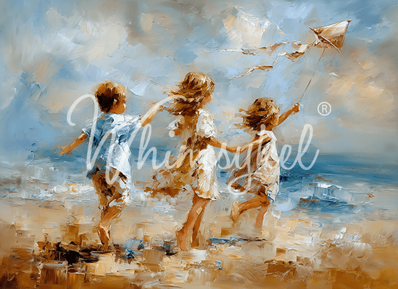 Whimsykel - Fly a Kite Decoupage Paper (21x29, 14x20)