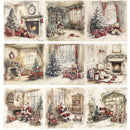 ITD Collection - Cozy Christmas Dreams Decoupage Paper (A4 Size)-1