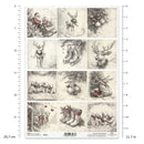 ITD Collection - Vintage Christmas Whispers Decoupage Paper (A4 Size)-3