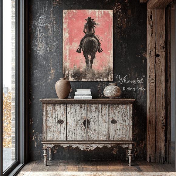 Whimsykel - Riding Solo Decoupage Paper (21x29, 14x20)