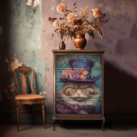 Whimsykel - Sour Puss Decoupage Paper (21x29, 14x20)