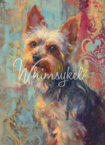 Whimsykel - Yorkie Decoupage Paper (21x29 Size)