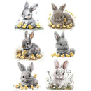 AB Studio - Baby Bunnies & Chicks Decoupage Paper (A4 Size) Decoupage Paper
