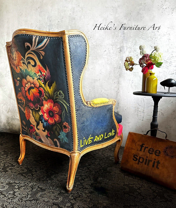 Whimsykel - Boho Flowers Decopuage Paper (21x29, 14x20)