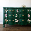 Dadarkar Art - Magnolia Luxe Small Furniture Transfer (3 Sheets 6x12 Each) Rub-On Transfer