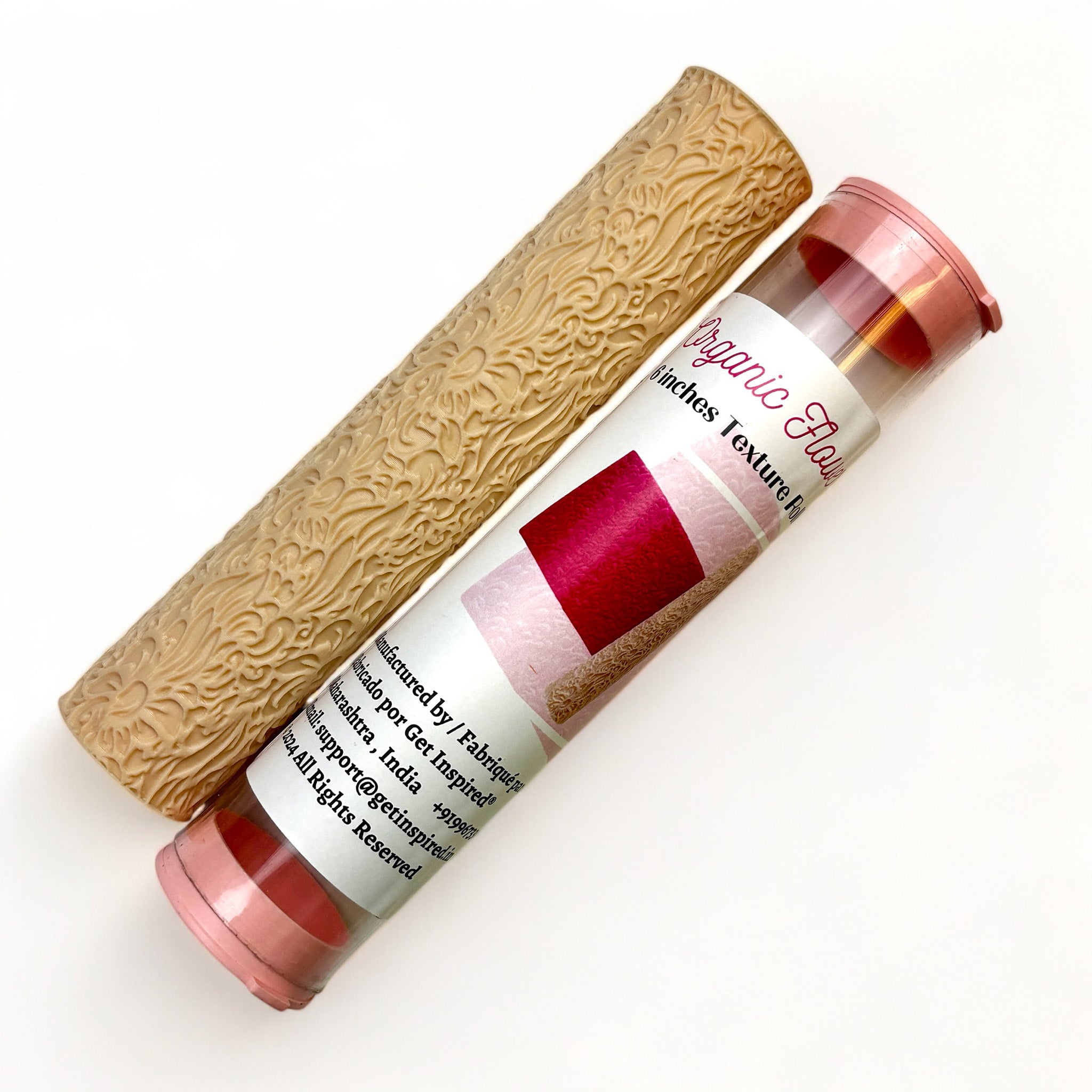 Organic Flowers Texture Roller