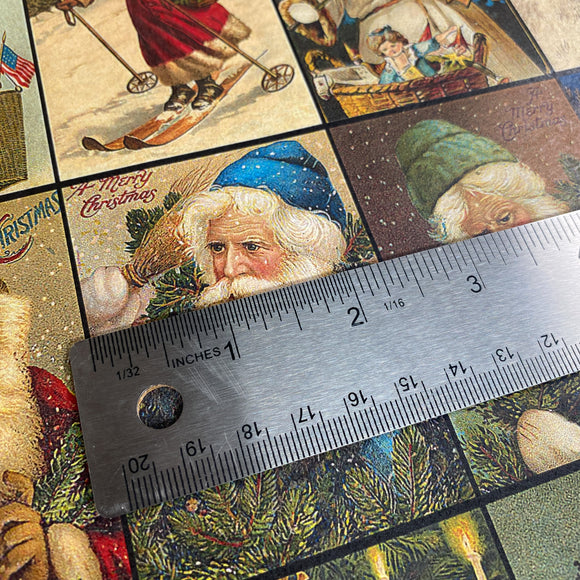Decoupage Queen - Advent Santas Decoupage Paper (A3 Size)