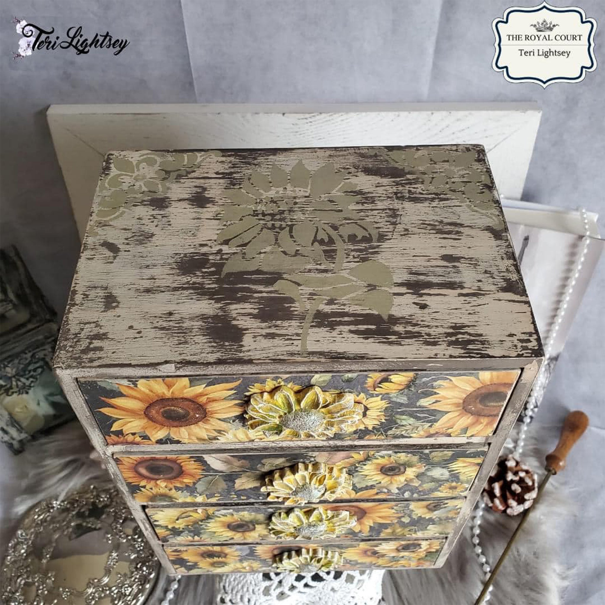 Field of Sunflowers A2 Rice Decoupage Paper - 0