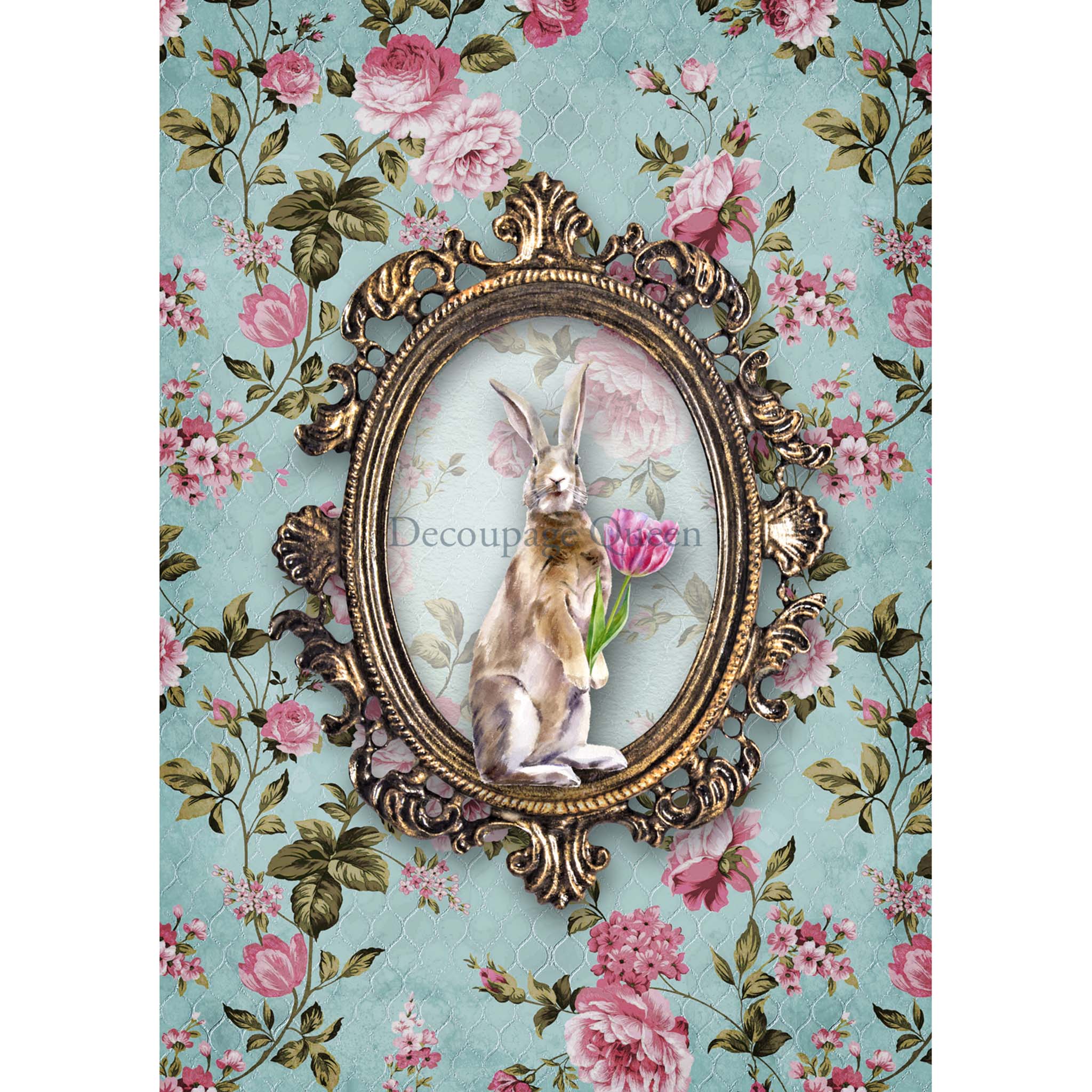 Mr. Cottontail - A3 Rice Decoupage Paper - Decoupage Queen | Maika ...