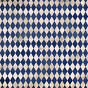 Navy Blue Harlequin A0 Rice Decoupage Paper