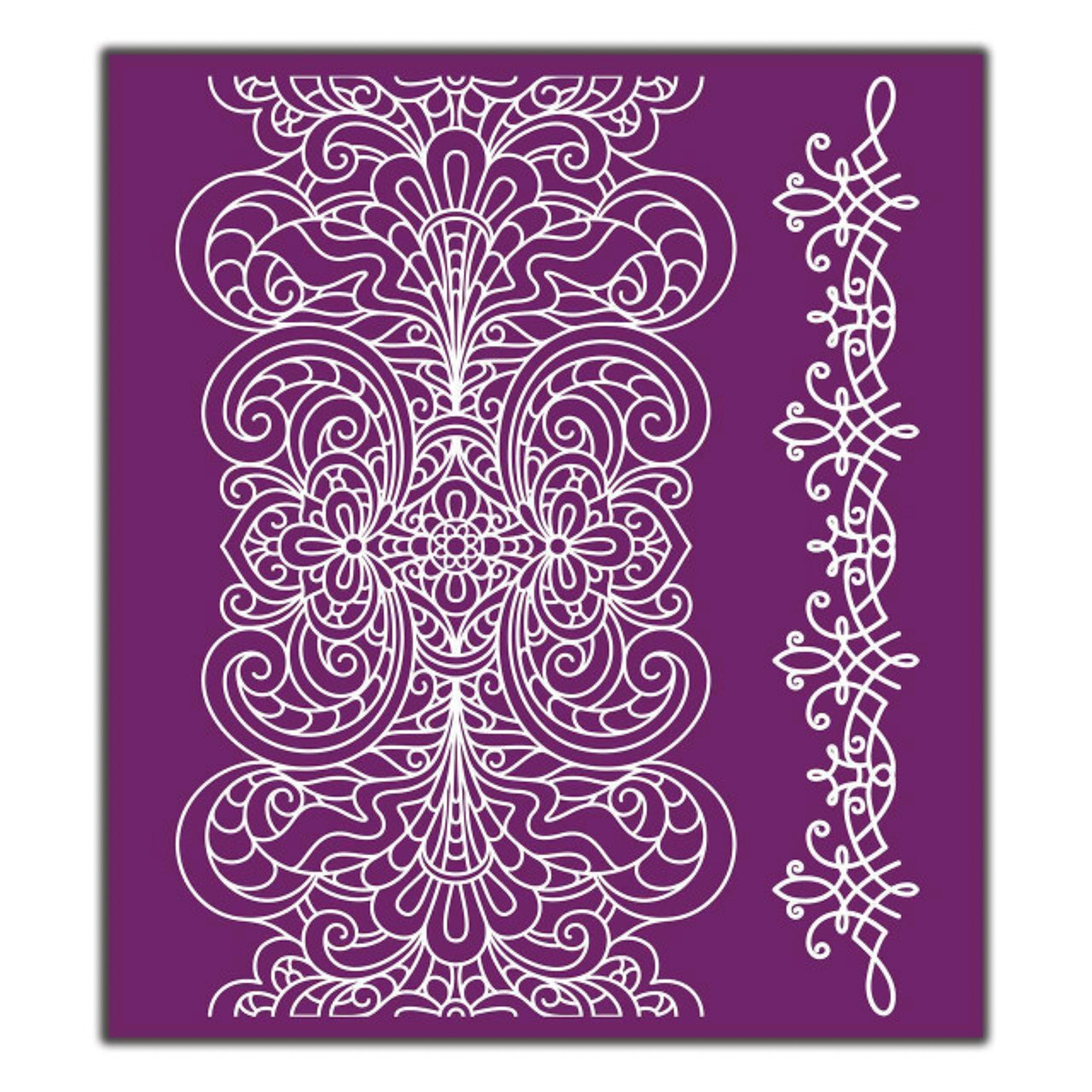 Delicate Lace Silkscreen Stencils