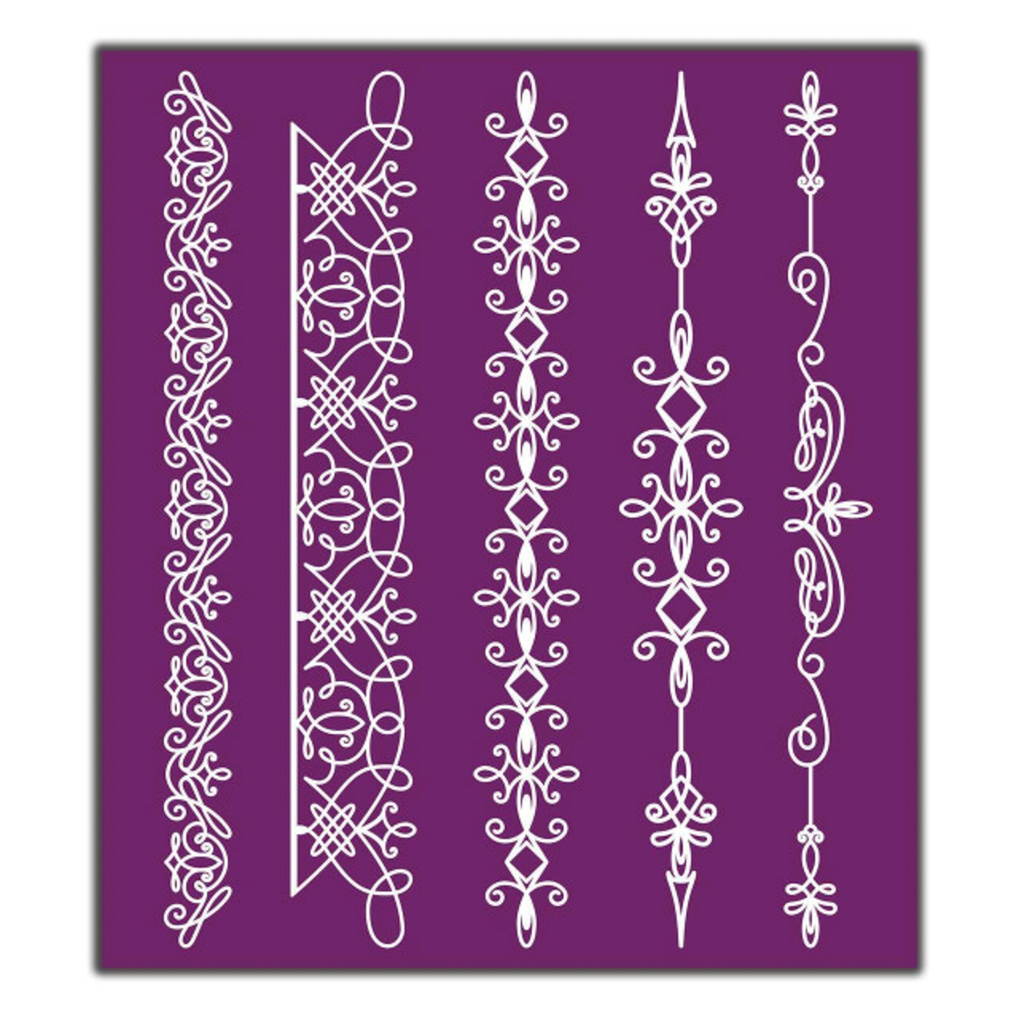 Delicate Lace Silkscreen Stencils