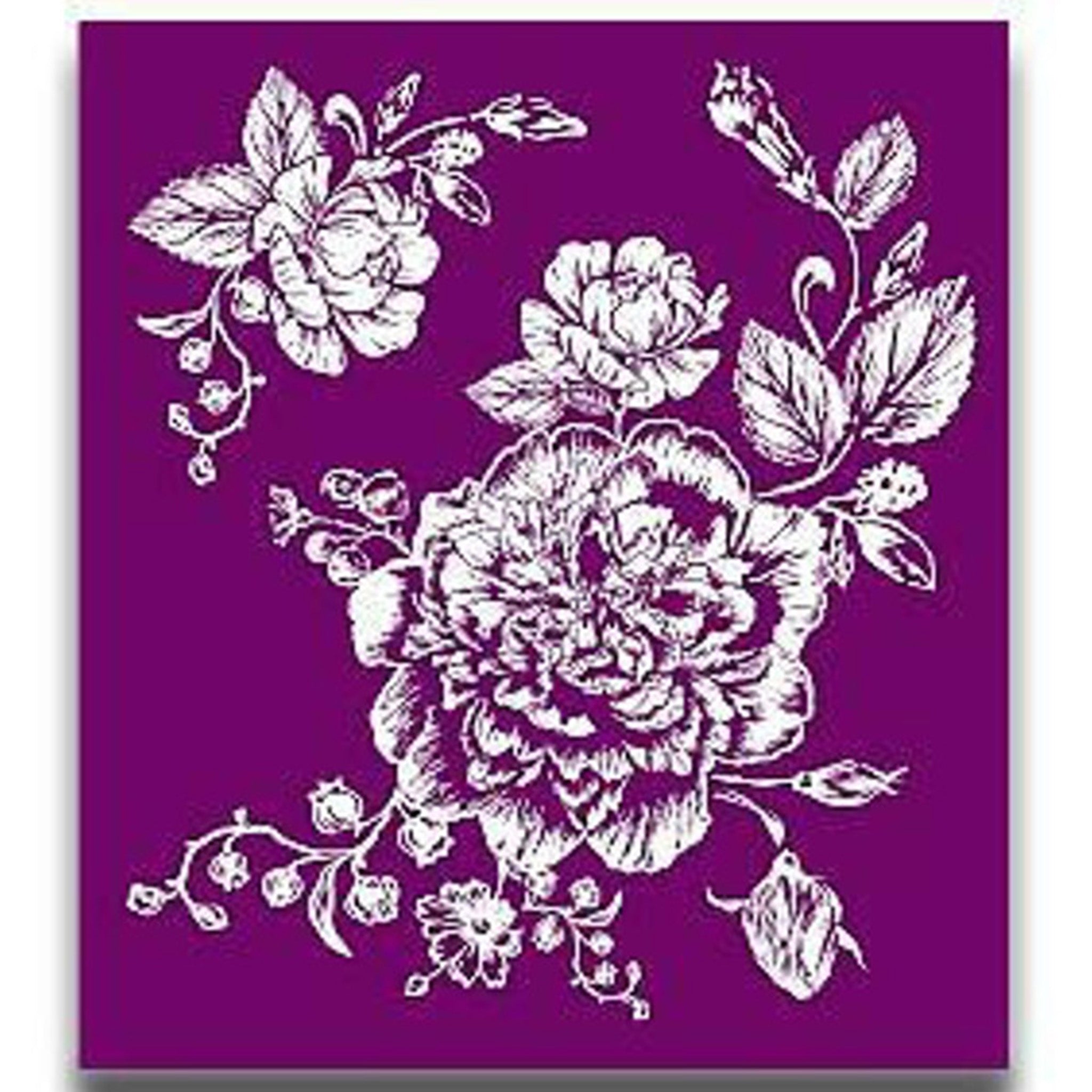 Floral Silkscreen Stencils