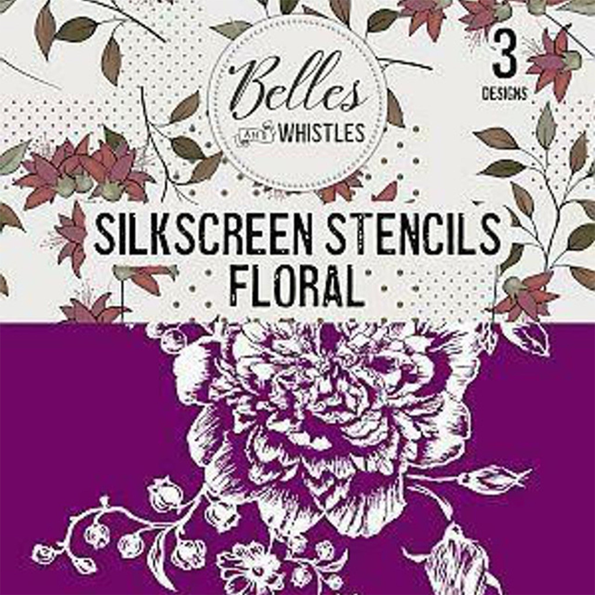 Floral Silkscreen Stencils