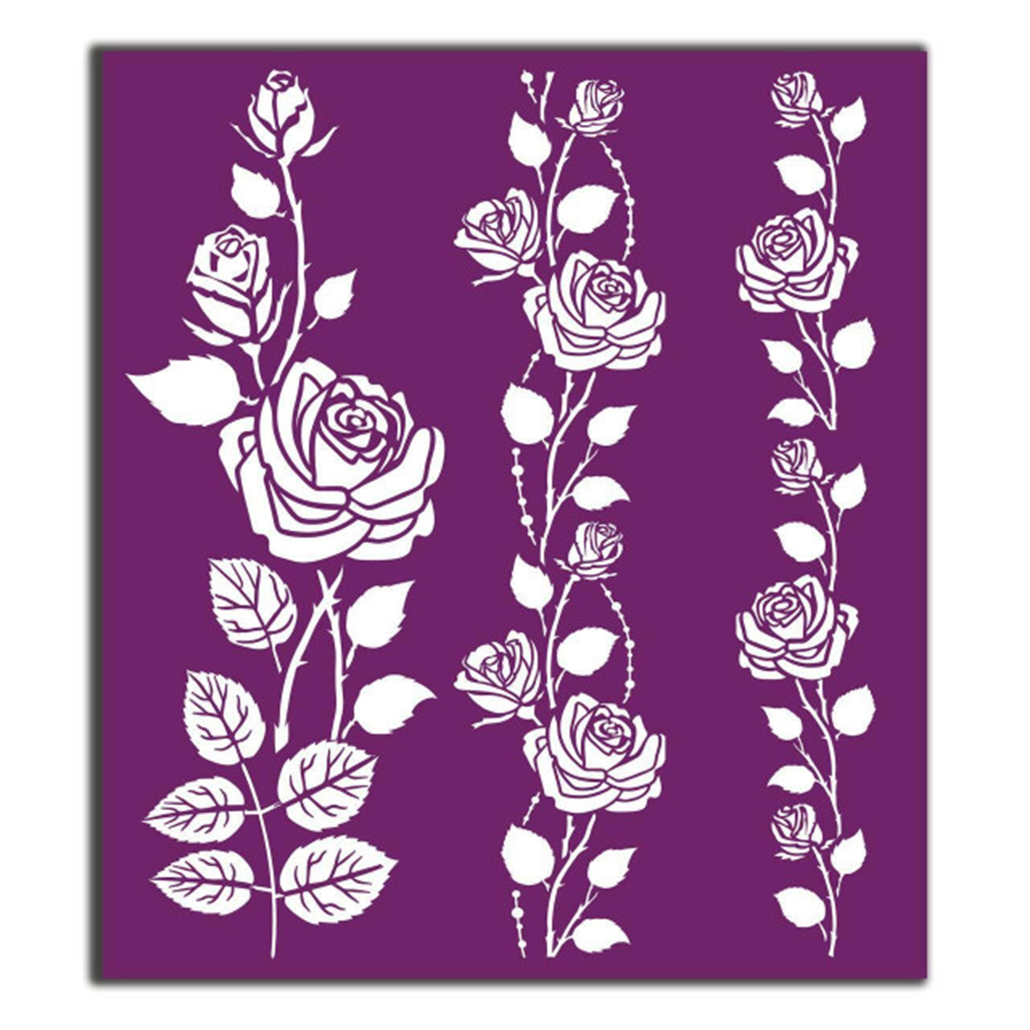 Roses Silkscreen Stencils