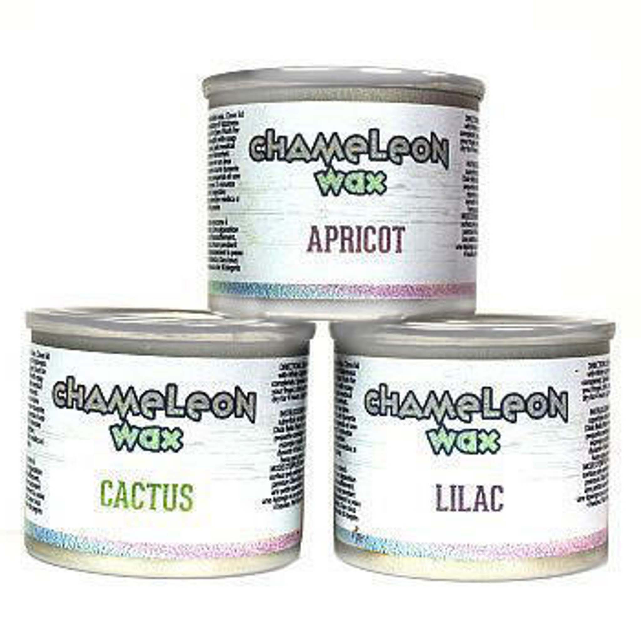 Three 1.3 oz (40ml) containers of Dixie Belle's Chameleon Gilding Wax are against a white background.