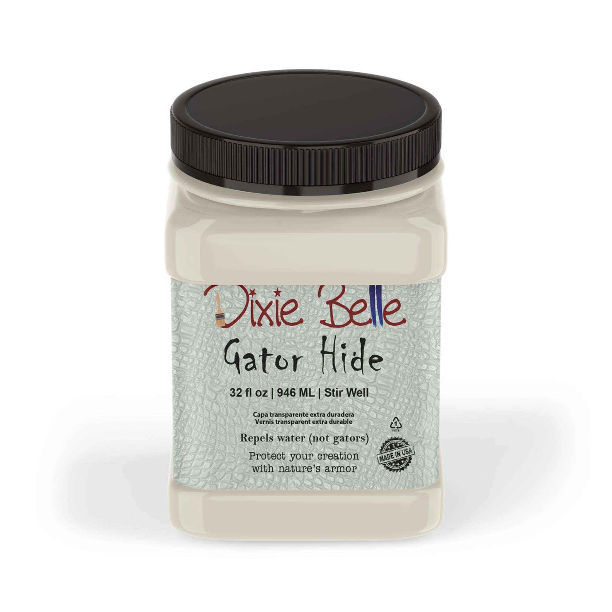 A 32oz container of Dixie Belle's Gator Hide is against a white background.