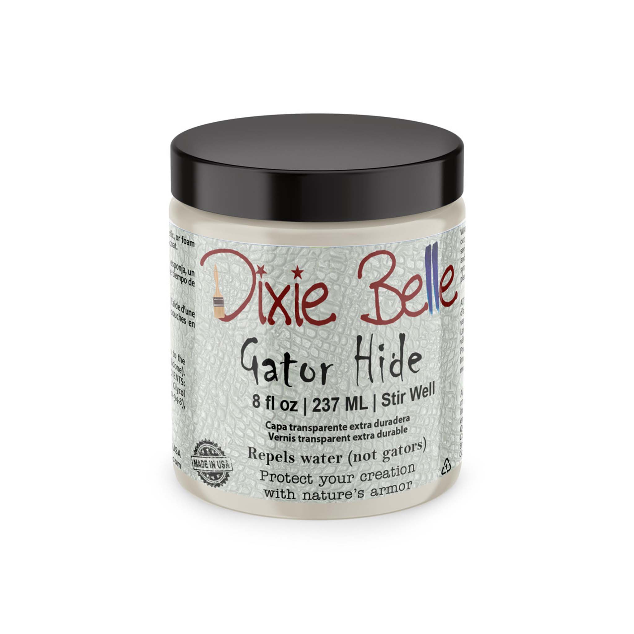 An 8oz container of Dixie Belle's Gator Hide is against a white background.