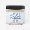 Jar of Silk All-in-One Mineral Paint in Highlands color on a white background