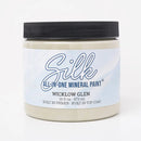 Jar of Silk All-In-One Mineral Paint in Wicklow Glen color on a white background