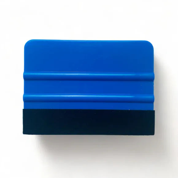 4 inch Blue Felt Squeegee