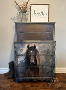Whimsykel - Heart Horse Decoupage Paper (21x29, 14x20)-5