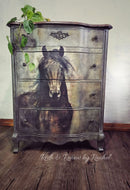 Whimsykel - Heart Horse Decoupage Paper (21x29, 14x20)-9
