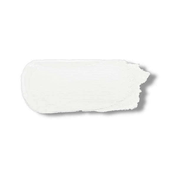 A color sample of Kacha Furniture Paint in the color Azucar (white) is against a white background.