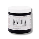 A 16 oz container of Kacha Furniture Paint in the color Eclipse (true black) is against a white background.