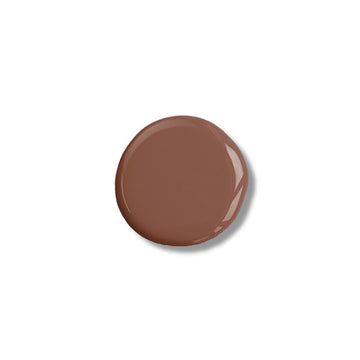 A color sample of Kacha Furniture Paint in the color Espresso (brown) is against a white background.