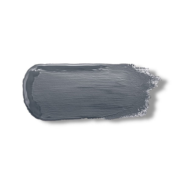 A color sample of Kacha Furniture Paint in the color Siva Grey (steel grey) is against a white background.