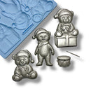 LaBlanche - Teddy Bears Silicone Mold (5x8")-1