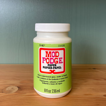 Mod Podge Decoupage Glue for Paper Crafts, Gloss or Matte (8 oz) - 0