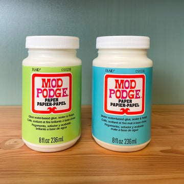 Mod Podge Decoupage Glue for Paper Crafts, Gloss or Matte (8 oz)