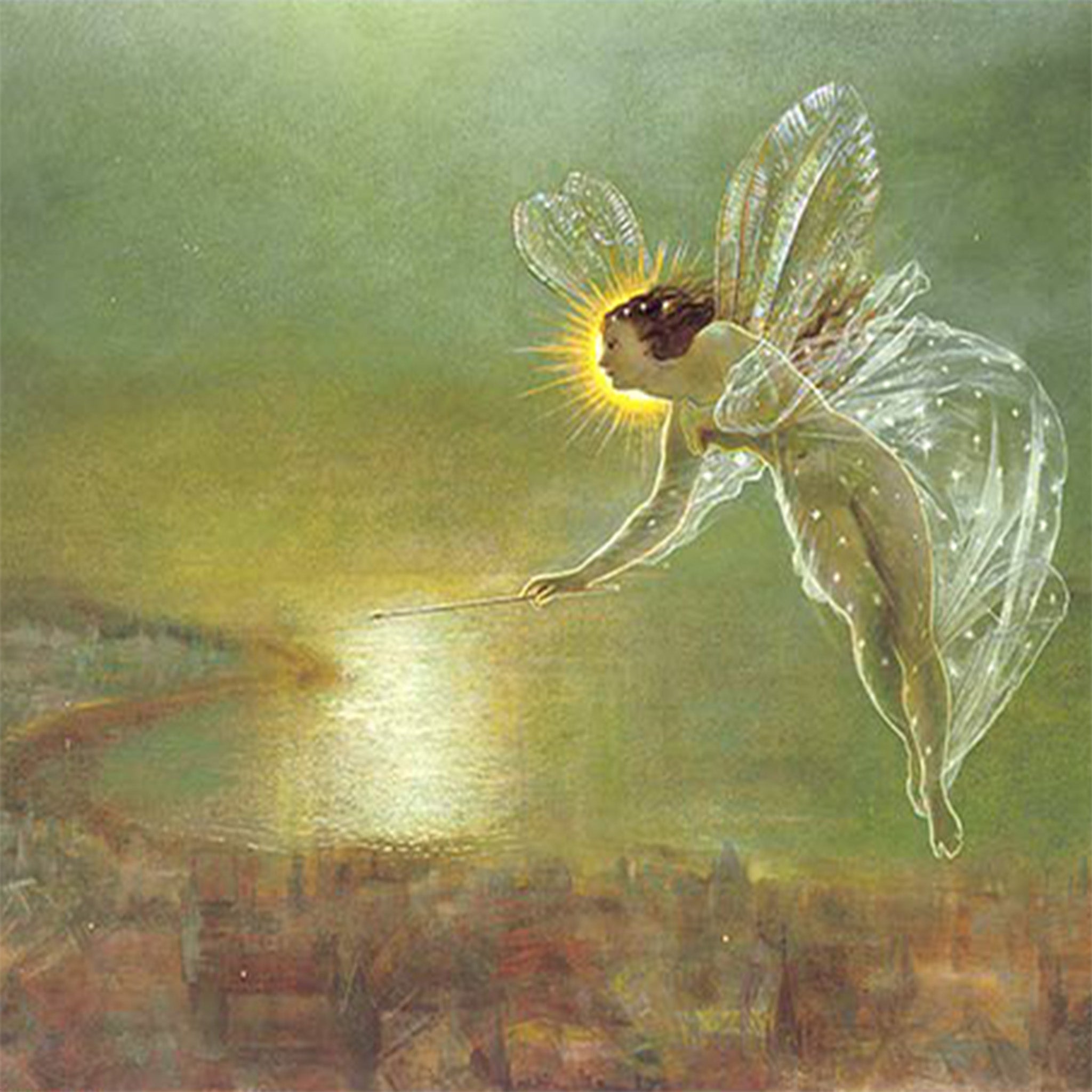 Celestial Night Fairy A3 Rice Decoupage Paper